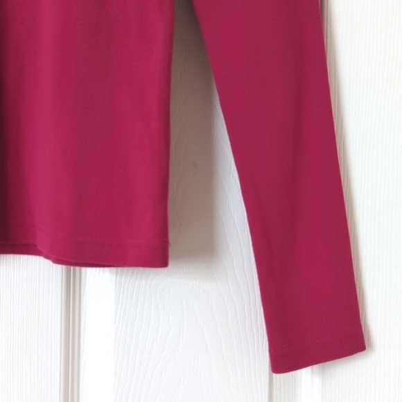 Ralph Lauren Sport Y2K Vintage Classic Long Sleeve Crewneck T-shirt Hot Pink S - Picture 7 of 10